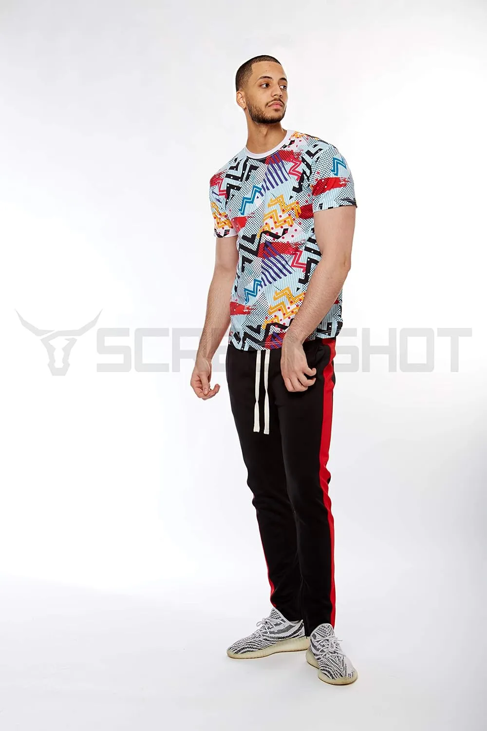 SCREENSHOT-Track Pants S41700 Mens Premium Slim Fit Athletic Fitness Fashion Urban Lifestyle Streetwear Bottoms