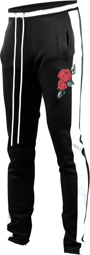 SCREENSHOT-Track Pants S41700 Mens Premium Slim Fit Athletic Fitness Fashion Urban Lifestyle Streetwear Bottoms
