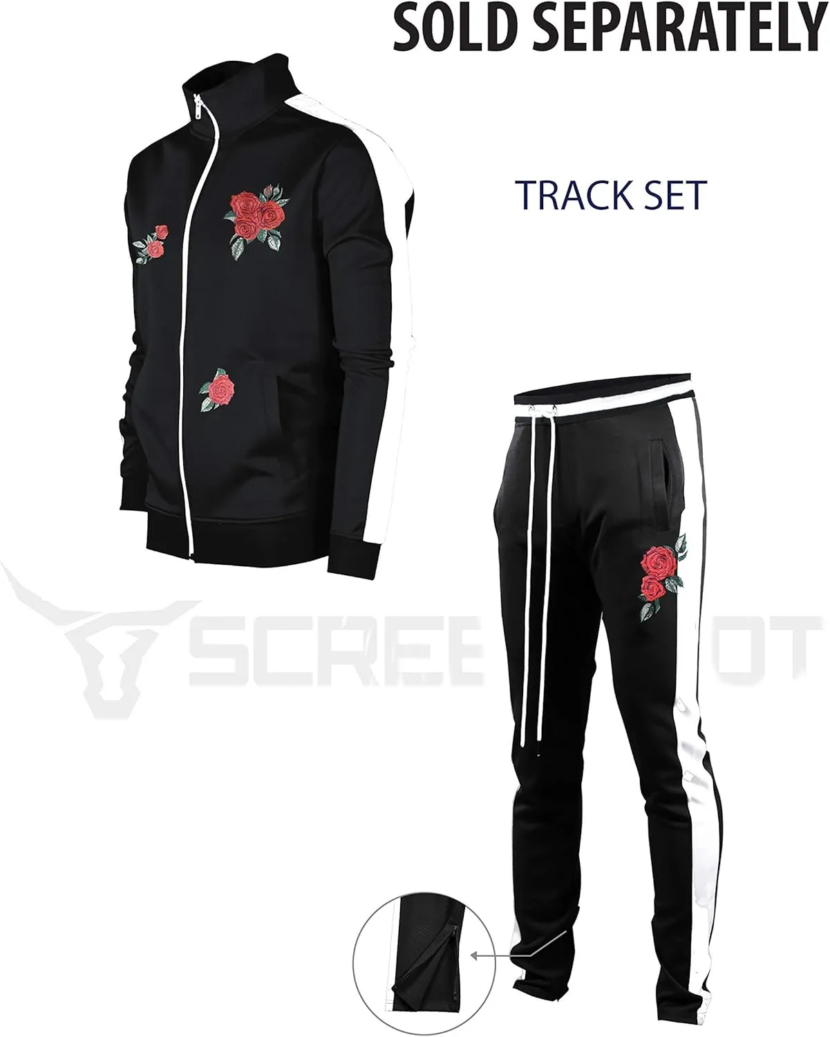 SCREENSHOT-Track Pants S41700 Mens Premium Slim Fit Athletic Fitness Fashion Urban Lifestyle Streetwear Bottoms