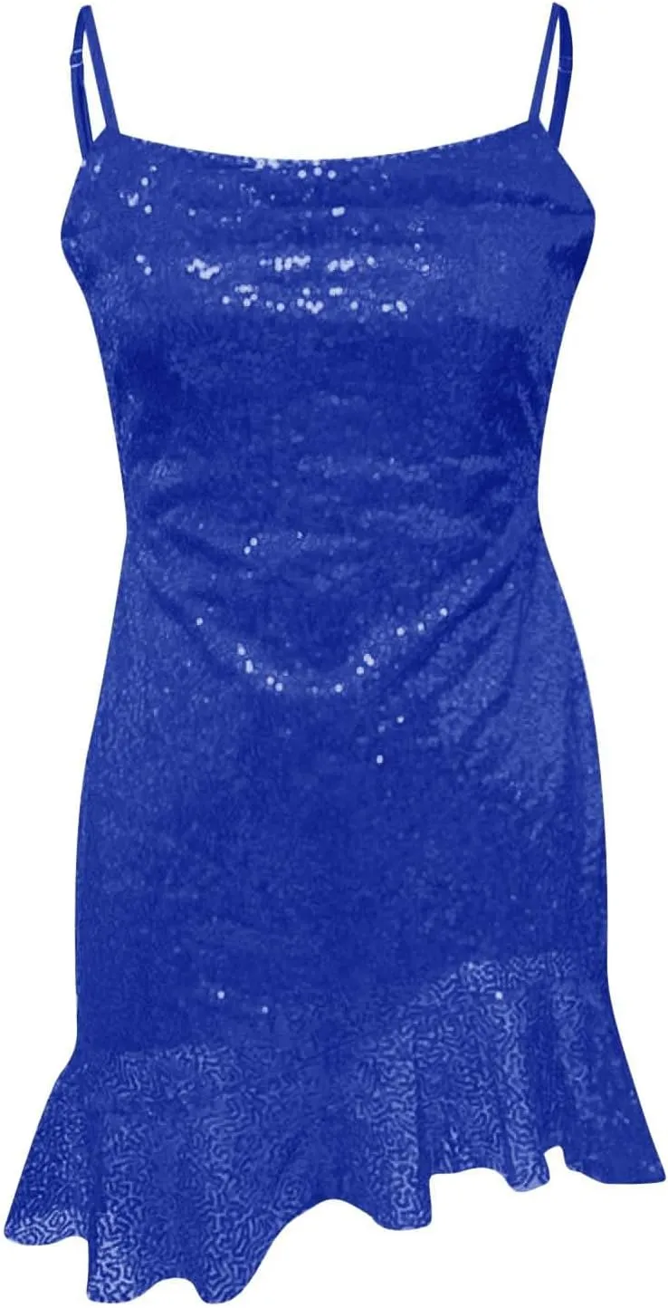 Sequin Homecoming Dresses Women 2024 Sleeveless Short Tight Prom Dress Mini Formal Cocktail Evening Gown Dress