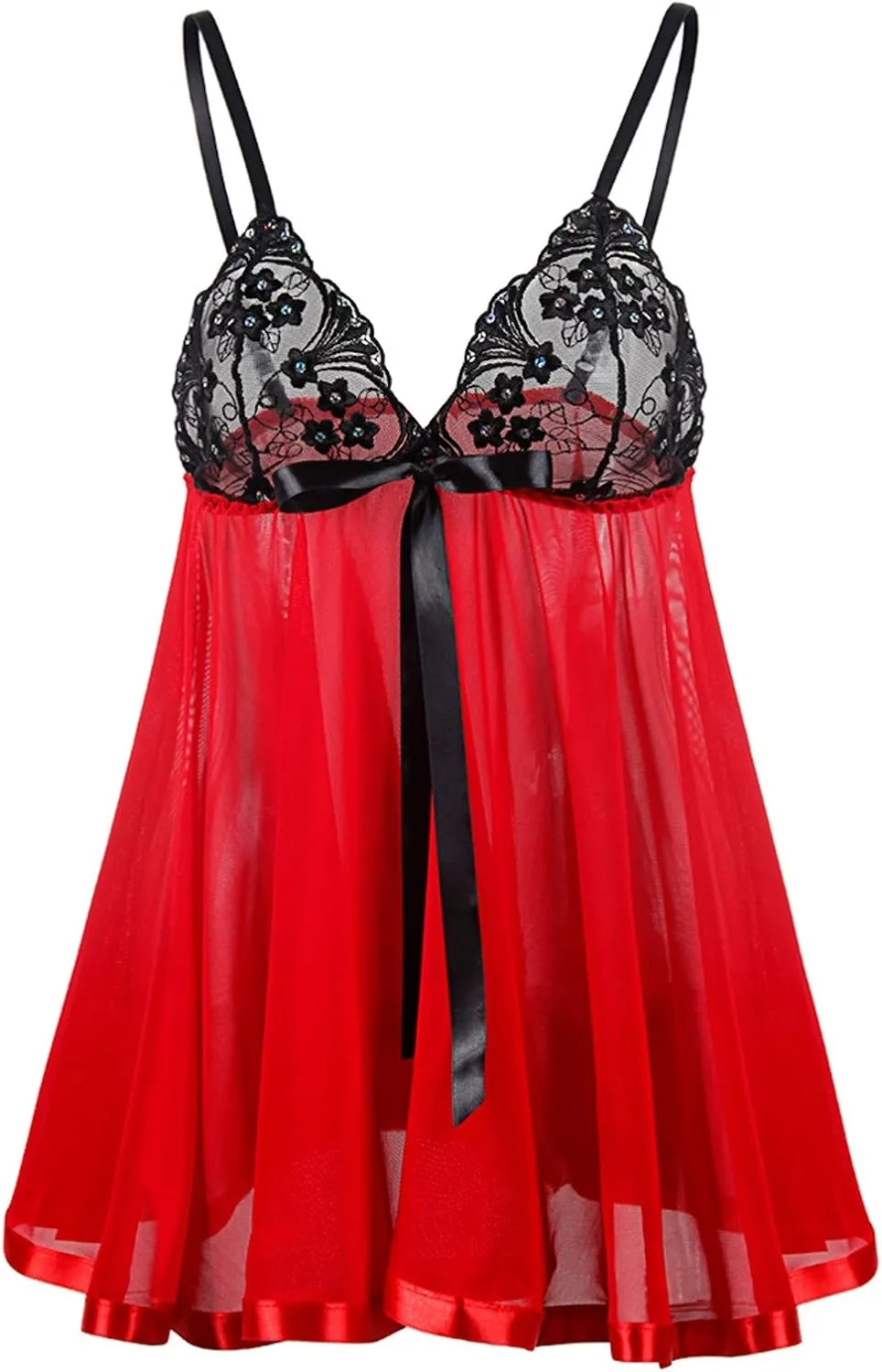 Sexy Lingerie for Women V Neck Panty Bra Two Piece Sheer Bralette Super Stretchy Pajamas Lingerie