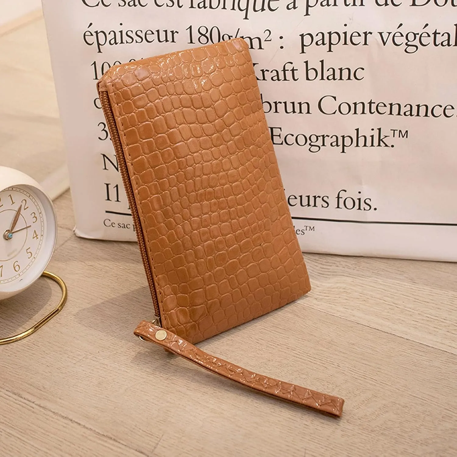 Slim Thin Women Wallet RFID Blocking Credit Card Holder Bifold Long Ladies Billfold Wallets Ultra Slim Minimalist Card Holder Wallet for Men and Women