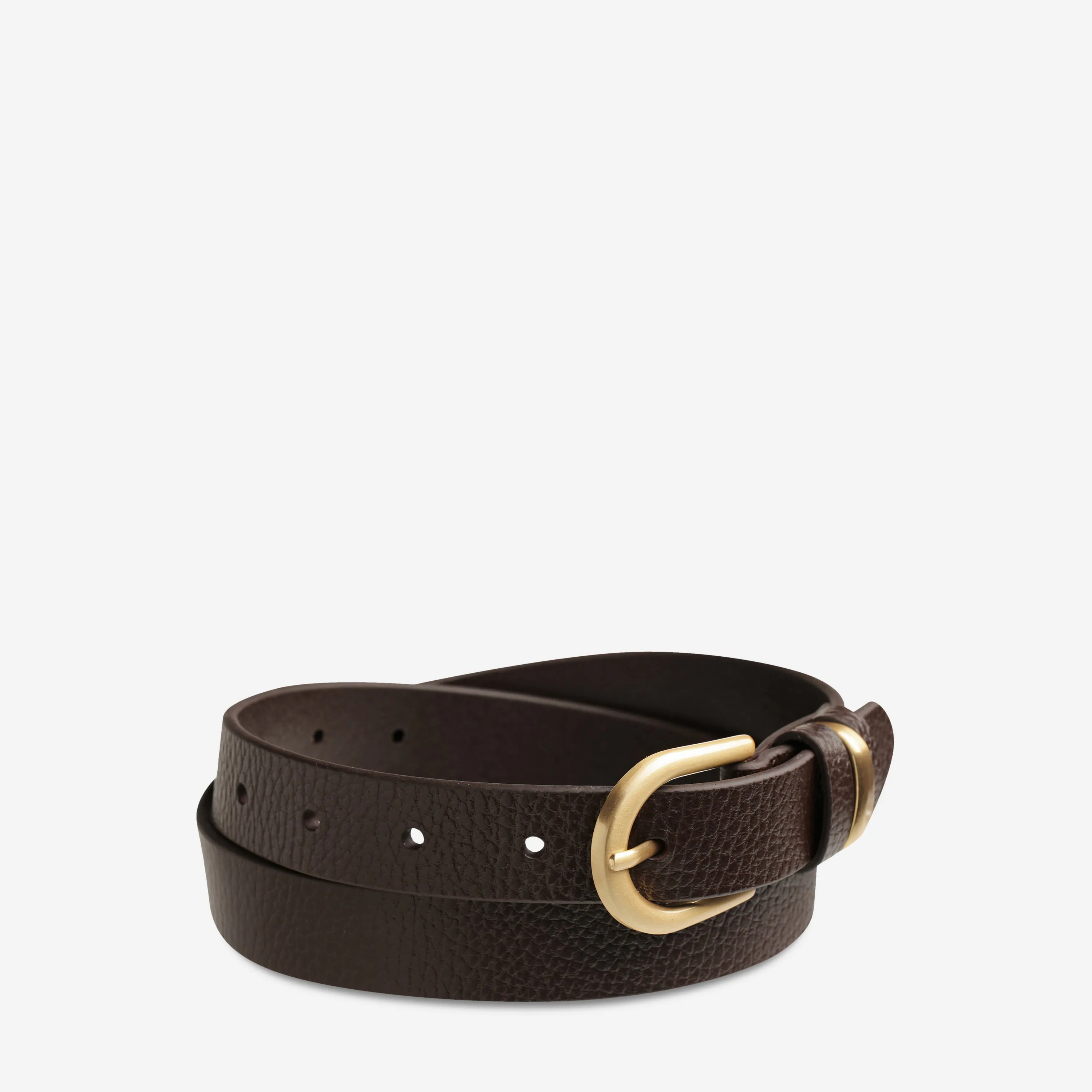 Status Anxiety Over And Over Belt Choc/Gold