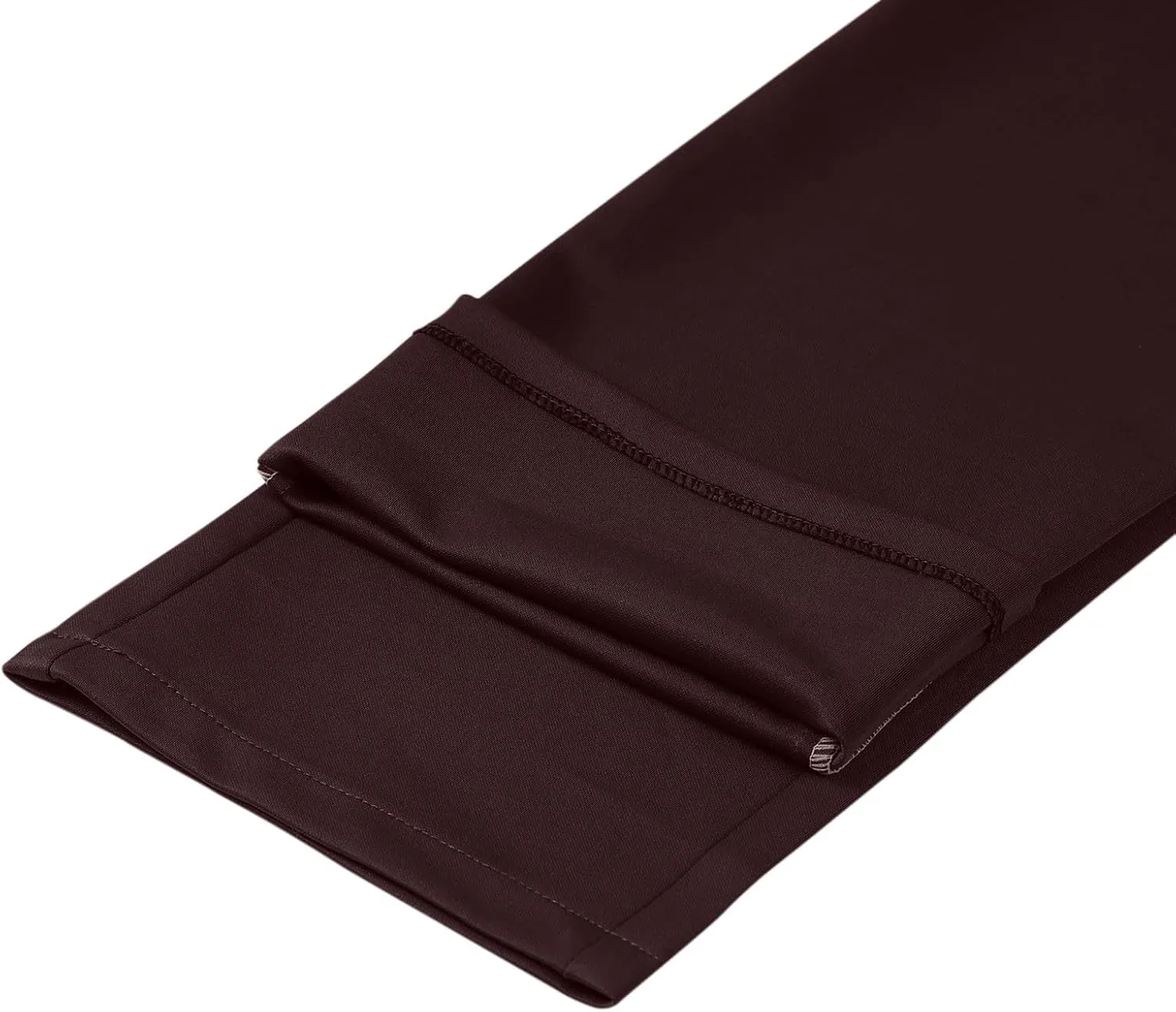 Stretch Dress Pants for Men Wrinkle-Resistant Slim Fit Pants Expandable Waist Casual Dress Pants Athletic Golf Pants