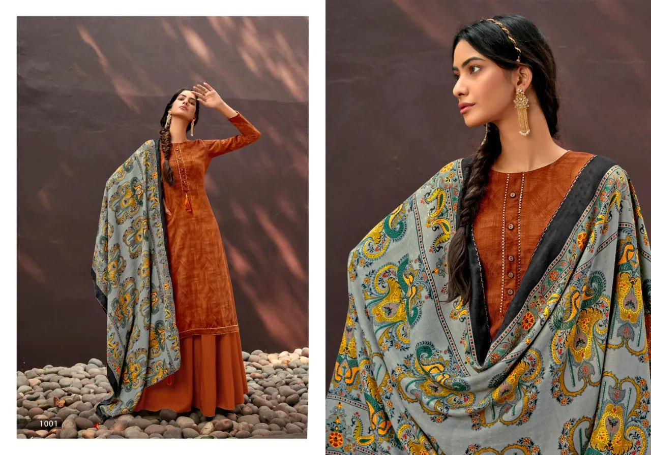 Sweety Fashion Presents Gun Gun Pashmina Fancy Designer Salwar Kameez