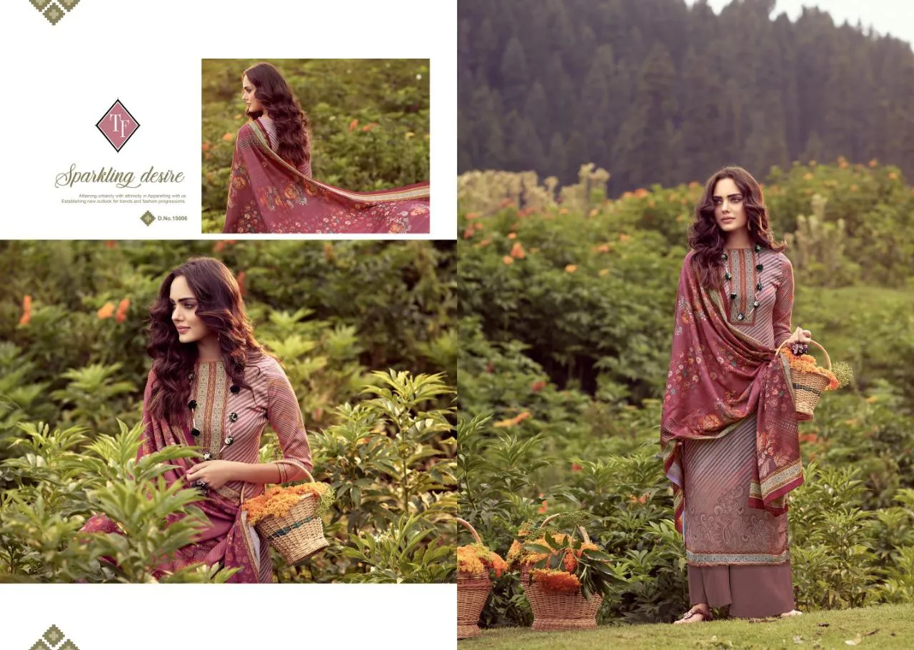Tanishk Fashion Launched Uzma Pure Pashmina Printed Heavy Fancy Designer Salwar Kameez Collection