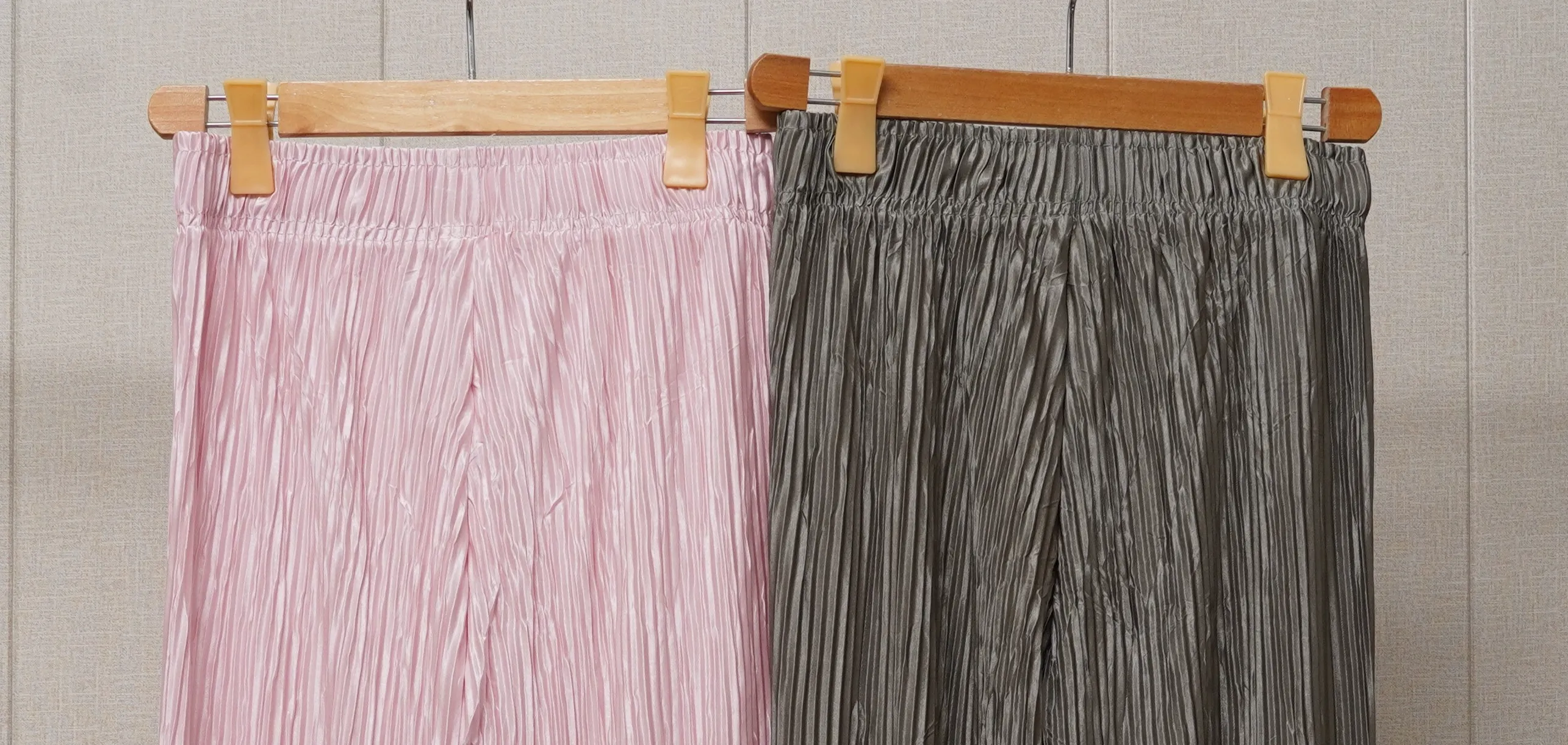 Tea pink & Grey Printed Linen Palazzo (PL009)