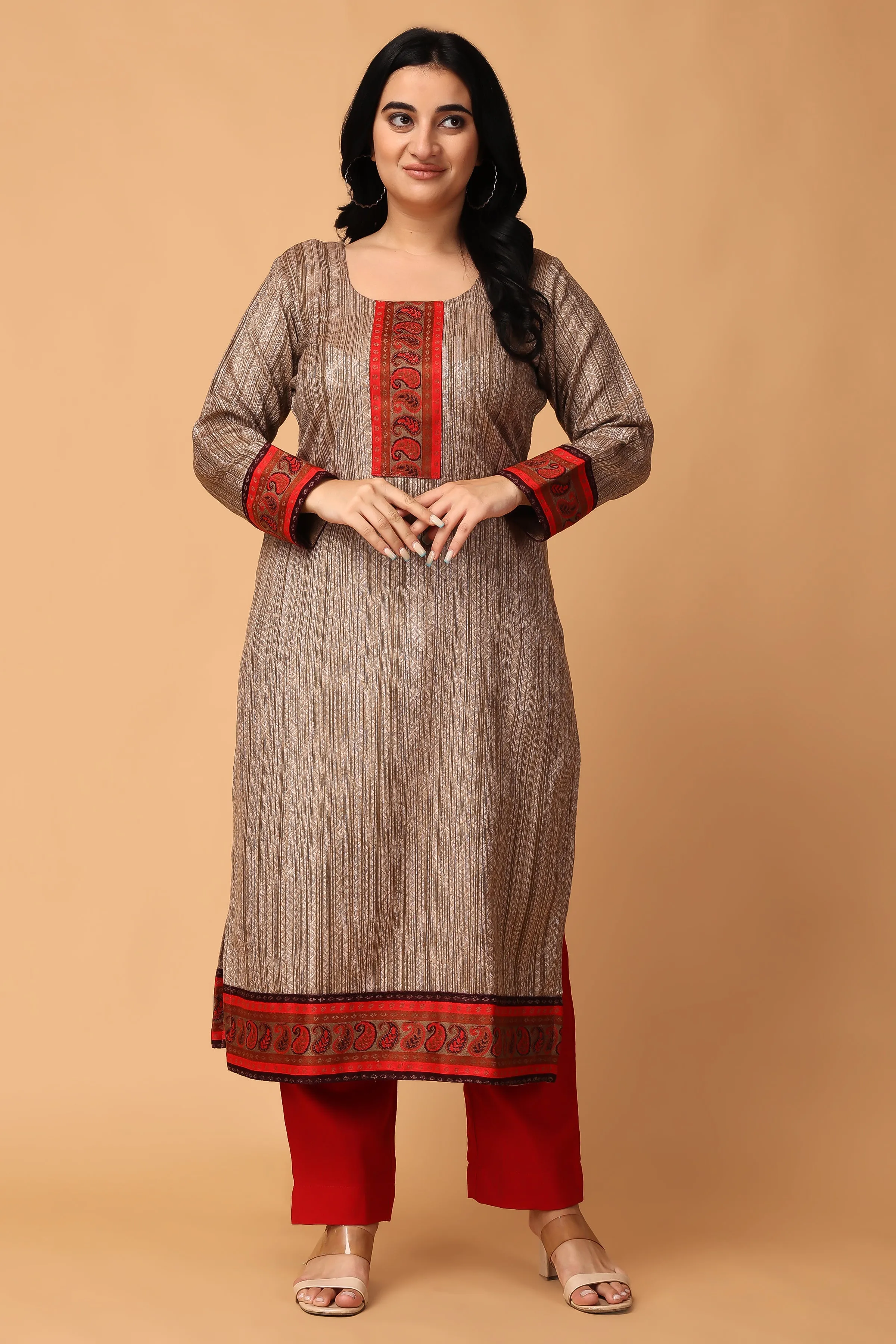 Toasty Fireside Woollen Kurta Set