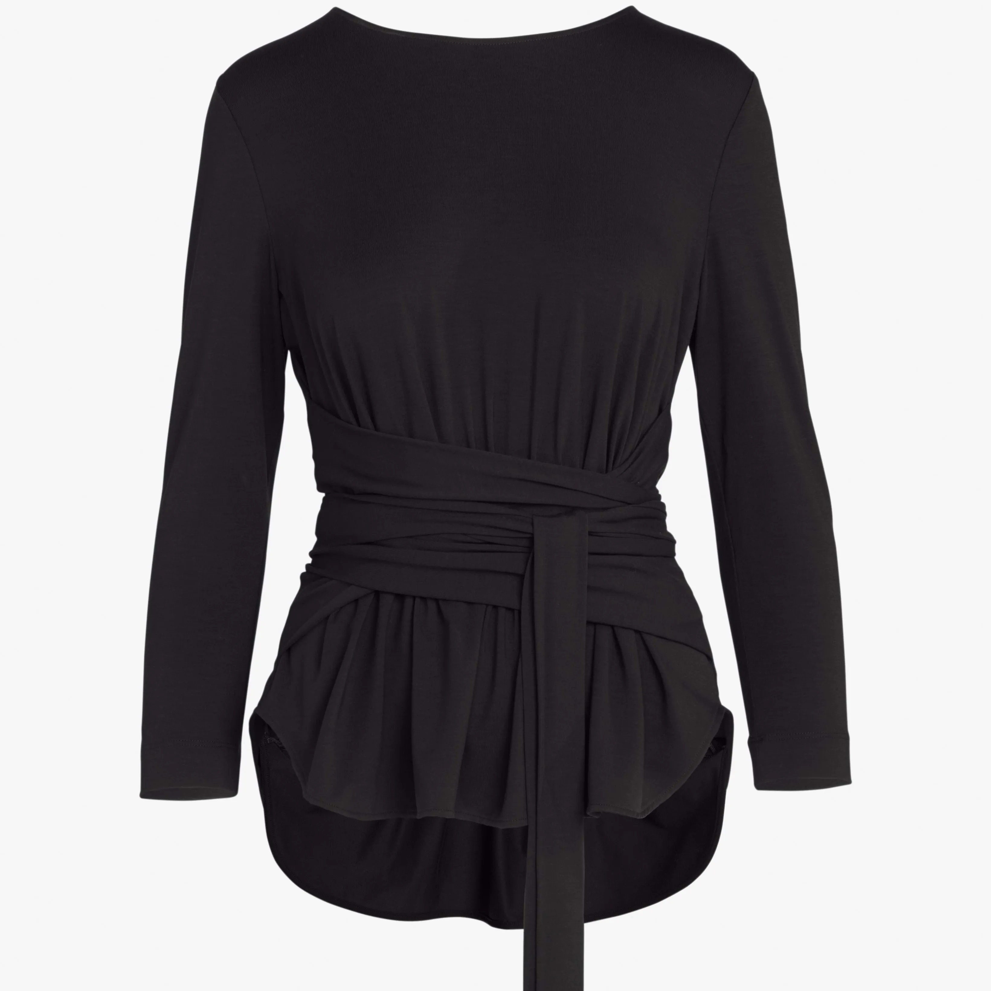 Walker Top - Knit Crepe :: Black