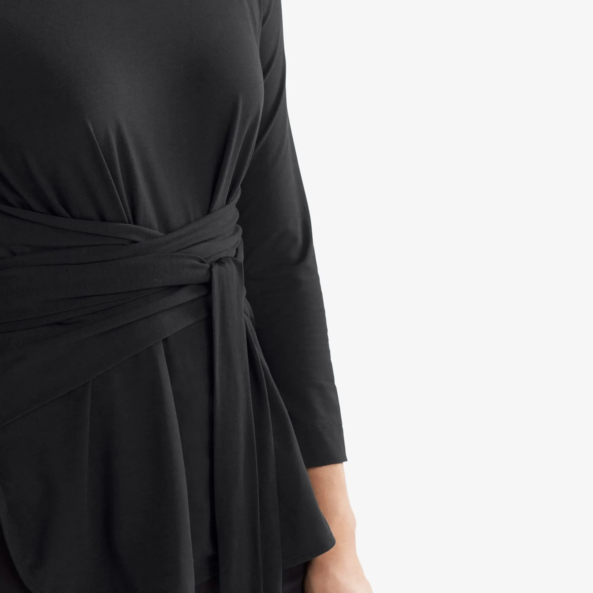Walker Top - Knit Crepe :: Black