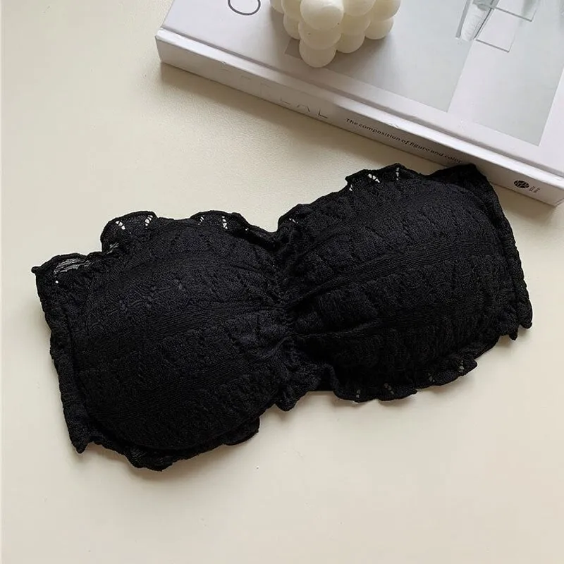 Women Strapless Seamless Underwear Backless Push Up Bralette SK_03