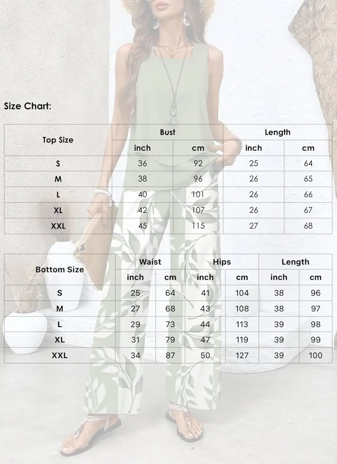 Women's 2 Piece Sets Sleeveless Print Wide Leg Pants Sweat Sets Trendy Lounge Tracksuits 2025 Spring Summer Outfits