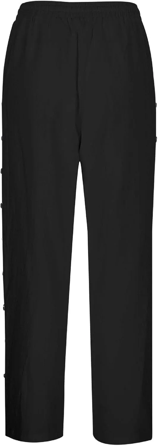 Womens Pants, Casual Pants Peasant Linen Straight Leg Drawstring Plaid 2025 Loose