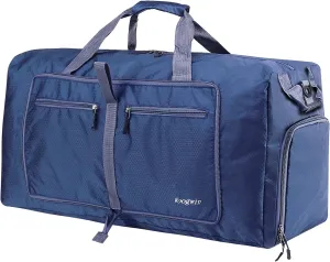 Woogwin Travel Duffel Bag Large Foldable Waterproof Overnight Bag for Beach Swim Bags Pool Sports Gym
