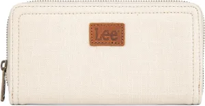 X Lee Large Jean Wallet for Women Female Ladies Girls Womens Minimalist Wallet Can Hold Phone with Qualited Zipper and Rfid Lining
