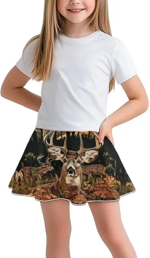 Xpyiqun Tennis Skirt for Girls 5-14 High Waist Pleated Athletic Skorts Summer Quick Dry Kids School Outfits