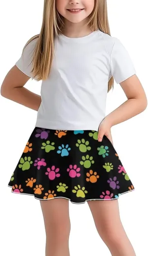 Xpyiqun Tennis Skirt for Girls 5-14 High Waist Pleated Athletic Skorts Summer Quick Dry Kids School Outfits