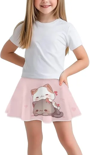 Xpyiqun Tennis Skirt for Girls 5-14 High Waist Pleated Athletic Skorts Summer Quick Dry Kids School Outfits