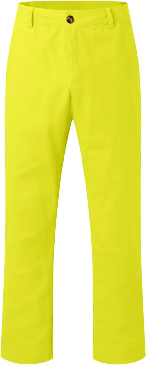 XUETON Men's Casual Office Work Suit Pants Formal Dress Trousers Stretch Flat-Front Chino Golf Pants Slim Fit Tapered Pants
